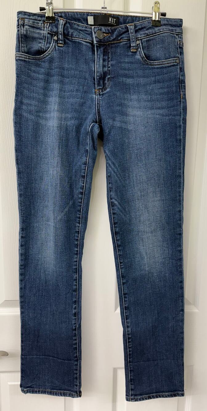 KUT Kut from the cloth size 4 ankle straight leg Jeanne jeans blue